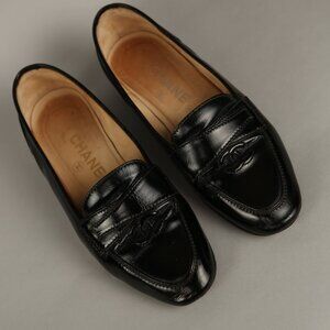 CHANEL CC Loafer Patent Leather